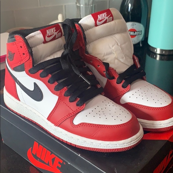 Sold! Chicago Air Jordan 1 4Y/ 5.5women - Picture 4 of 7